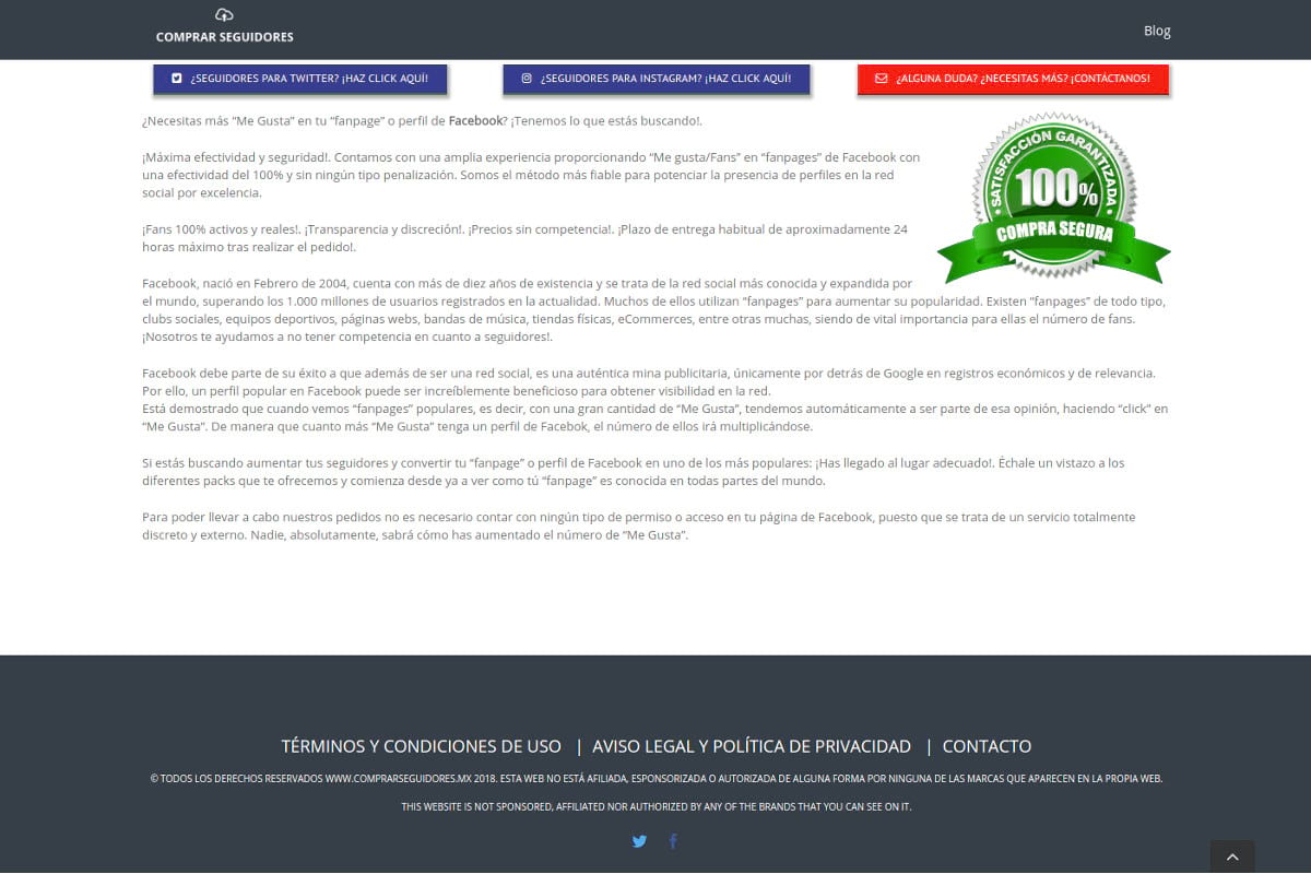 Comprar Seguidores