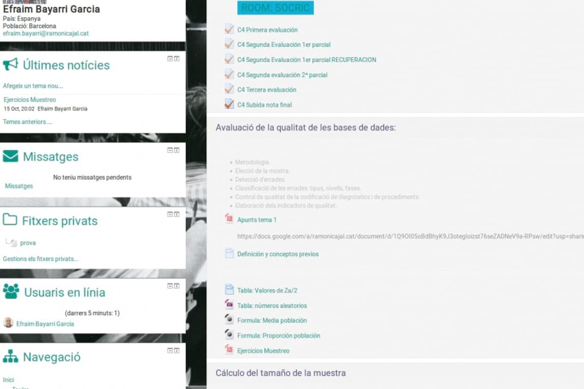 Moodle Ramon i Cajal